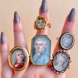 18K Georgian/Victorian Gentleman Portrait Ring