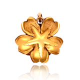 18K French Victorian Rose Bloom Pendant