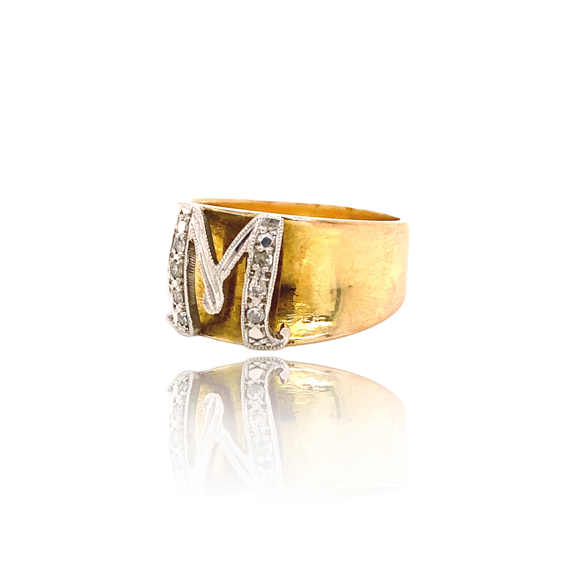 M 2025 gold ring